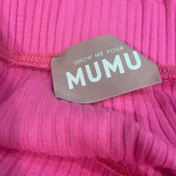 Show Me Your Mumu Elle Skirt  Pink New - Picture 4 of 4